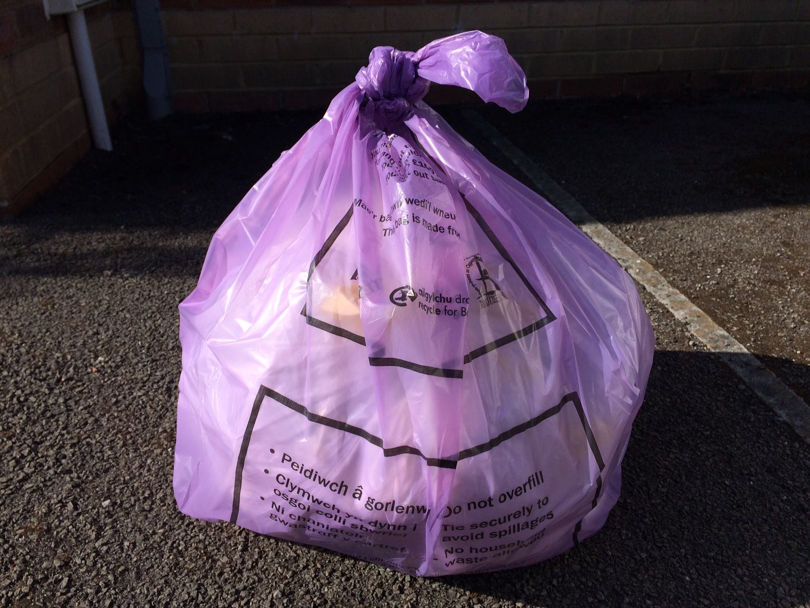 More than 4,350 tonnes recycled thanks to purple bag collections